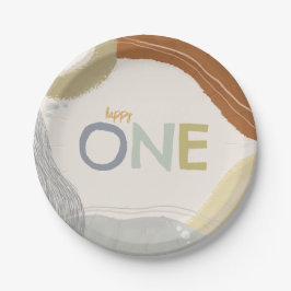 Cute Rainbow Pink Birthday Paper Bord