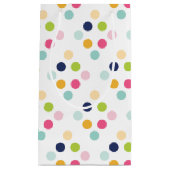 Cute Rainbow Polka Dots Birthday Confetti Pattern Klein Cadeauzakje (Voorkant)