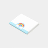 Cute Rainbow Post-it® Notes (Schuin)