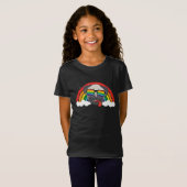 Cute Rainbow Pug T-shirt (Voorkant volledig)