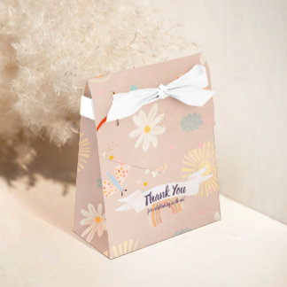 Cute Rainbow Roze Birthday Favor Box Bedankdoosjes