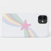Cute Rainbow Shooting Star White Case-Mate iPhone Case (Achterkant (horizontaal))
