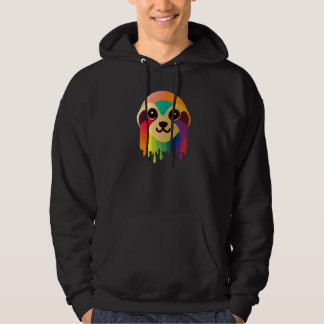 Cute Rainbow Sloth Hoodie