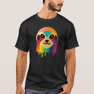 Cute Rainbow Sloth T-shirt