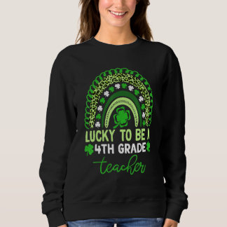Cute Rainbow St Patrick2019s Day Luck Fourth Grad Trui