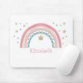 Cute Rainbow Stars Muismat (Met muis)