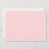 Cute Rainbow Unicorn Anniversaire Fête Invitation (Dos)