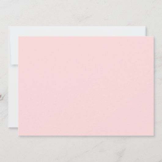 Cute Rainbow Unicorn Anniversaire Fête Invitation (Dos)