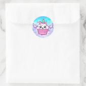Cute Rainbow Unicorn Cupcake Kawaii Stickers (Tas)