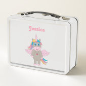 Cute Rainbow Unicorn Design School (Achterkant)