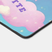 Cute Rainbow Unicorn Girly Nom personnalisé (Coin)