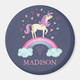 Cute Rainbow Unicorn Magneet
