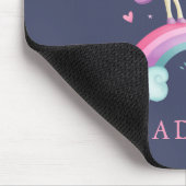 Cute Rainbow Unicorn Muismat (Hoek)