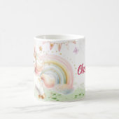  Cute Rainbow Unicorn Porcelain Mug (Centre)