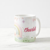 Cute Rainbow Unicorn Porcelain Mug Koffiemok (Voorkant rechts)