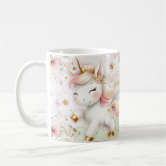  Cute Rainbow Unicorn Porcelain Mug Koffiemok