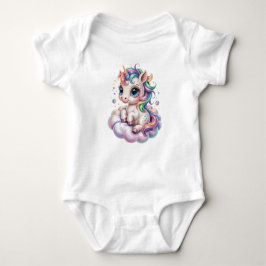 Cute Rainbow Unicorn Romper