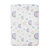 Cute Rainbows & Hearts Pattern Badmat (Voorkant Verticaal)