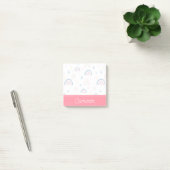 Cute Rainbows & Hearts Pattern Post-it® Notes (Kantoor)