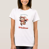 Cute Ram Winter Baby Shower T-Shirt (Devant)