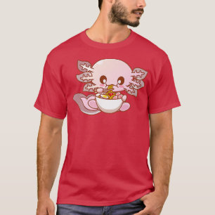 Cute Ramen Aolotl Kawaii Anime Japans meisje T-shirt