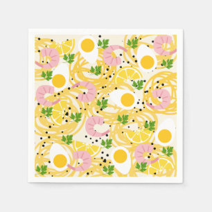 Cute Ramen Paper Napkins Servet