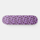 Cute random Eggplant Patroon Sierkussen iPad Pro Skateboard (Horizontaal)
