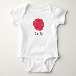 Cute raspberry-baby groeit romper