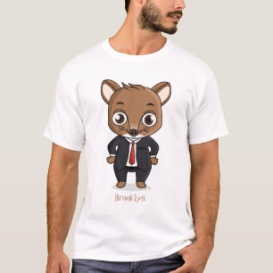 Cute rat cartoon illustratie t-shirt