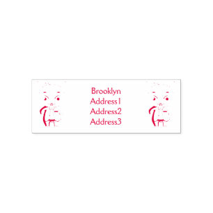 Cute rat cartoon illustratie  zelfinktende stempel