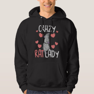 Cute Rat Domestic Rat Rodent Mouse Pet Biology 48 Hoodie
