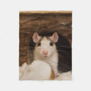 Cute Rat Fleece Deken