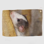 Cute Rat Golfhanddoek (Horizontaal)