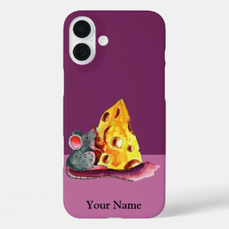 Cute Rat Manger Fromage Coque Iphone
