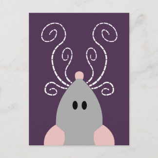 Cute Rat of Mouse Post Card Briefkaart