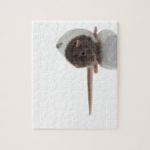 Cute Rat wit Legpuzzel (Verticaal)