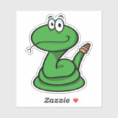 Cute Rattlesnake Sticker (Vel)