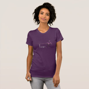 Cute Rawr Pink Dinosaur T-shirt