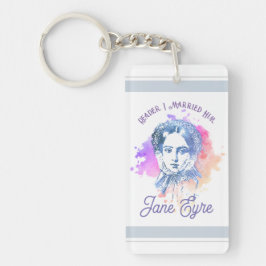 Cute Reader I Married Him Jane Eyre Portrait Sleutelhanger