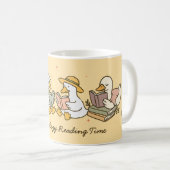 Cute Reading Goose Mug (Devant droit)