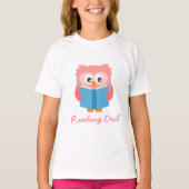 Cute reading owls T-Shirt (Voorkant)