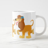 Cute Ready Cartoon Afghan Hound Jumbo Mok (Rechts)