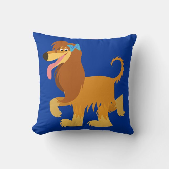 Cute Ready Cartoon Afghan Hound Sierkussen (Voorkant)