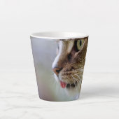Cute Realistic Cat Face Coffee Mug (Devant)