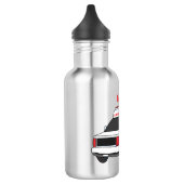 Cute red ambulance van cartoon waterfles (Links)