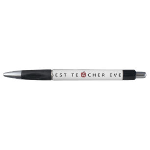Cute Red Apple A+ Beste leraar ooit Pen