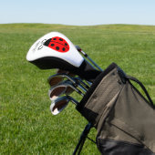 Cute Red Black Ladybug Golfheadcover (Insitu)