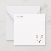 Cute red car Monogram pastel rood en blauw voor ki Notitiekaartje (Achterkant)