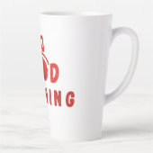Cute Red Cherry Bow Good Morning Coffee Mug (Droite)
