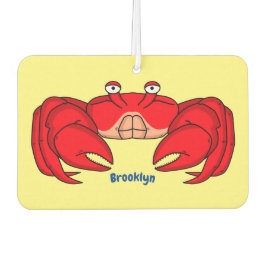 Cute red crab cartoon illustratie luchtverfrisser
